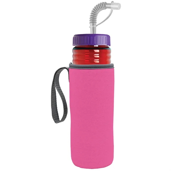 Garyline® Lifeguard Bottle with Straw Lid and Insulated C...... from ASI 40480 Koozie Group