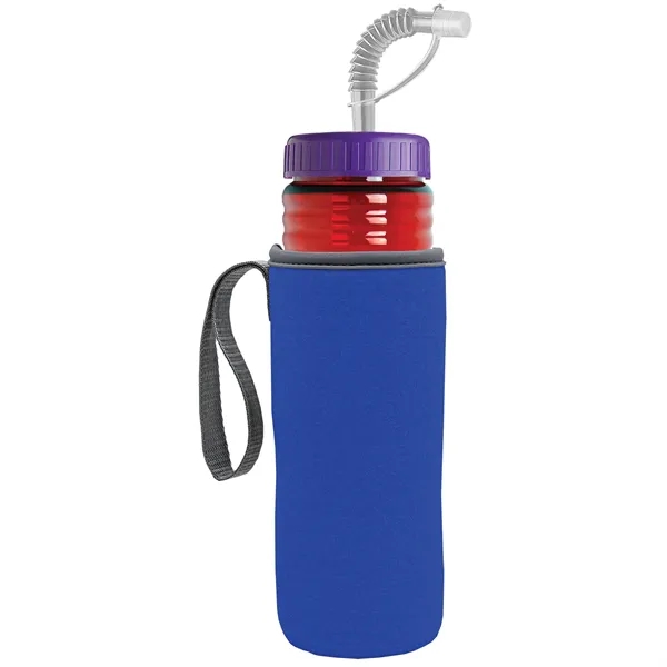 Garyline® Lifeguard Bottle with Straw Lid and Insulated C...... from ASI 40480 Koozie Group