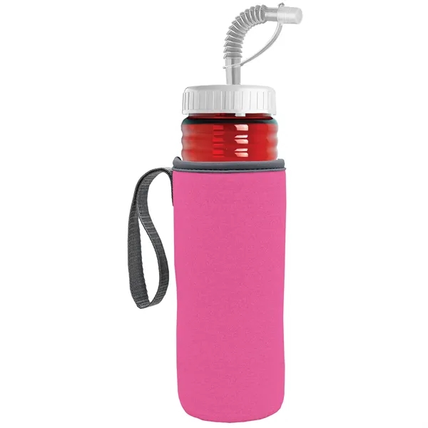 Garyline® Lifeguard Bottle with Straw Lid and Insulated C...... from ASI 40480 Koozie Group