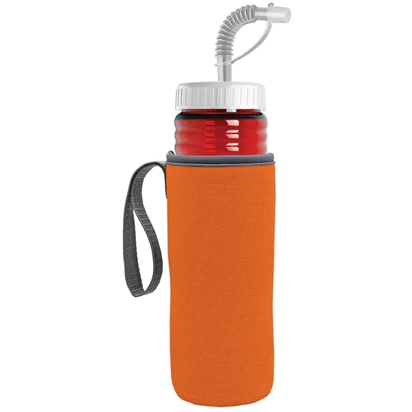 Garyline® Lifeguard Bottle with Straw Lid and Insulated C...... from ASI 40480 Koozie Group
