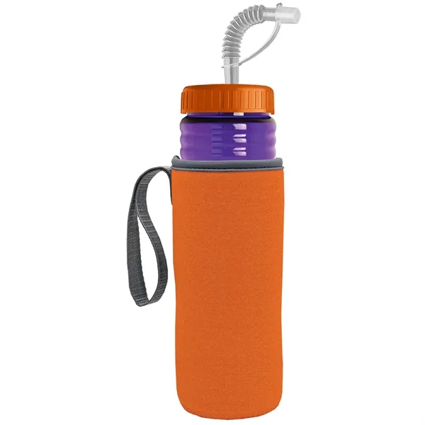 Garyline® Lifeguard Bottle with Straw Lid and Insulated C...... from ASI 40480 Koozie Group