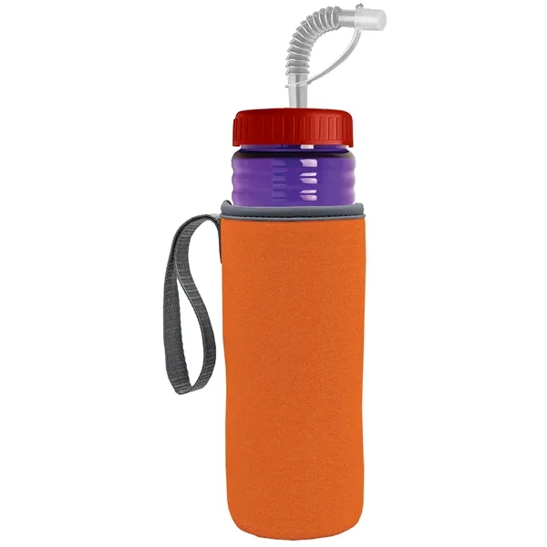Garyline® Lifeguard Bottle with Straw Lid and Insulated C...... from ASI 40480 Koozie Group