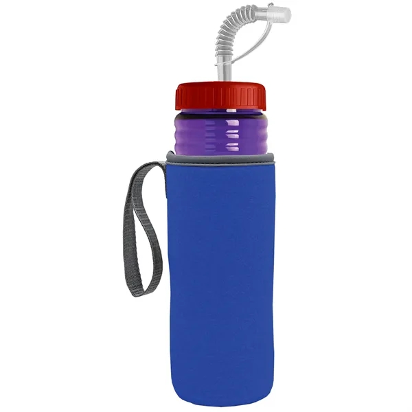 Garyline® Lifeguard Bottle with Straw Lid and Insulated C...... from ASI 40480 Koozie Group