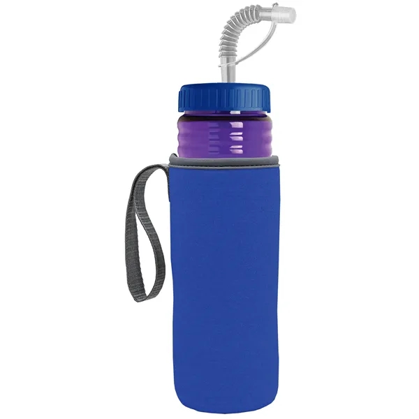 Garyline® Lifeguard Bottle with Straw Lid and Insulated C...... from ASI 40480 Koozie Group
