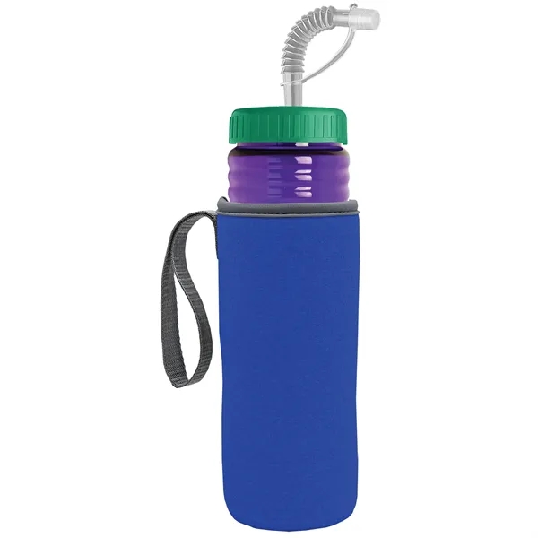Garyline® Lifeguard Bottle with Straw Lid and Insulated C...... from ASI 40480 Koozie Group