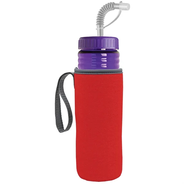 Garyline® Lifeguard Bottle with Straw Lid and Insulated C...... from ASI 40480 Koozie Group