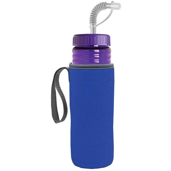 Garyline® Lifeguard Bottle with Straw Lid and Insulated C...... from ASI 40480 Koozie Group