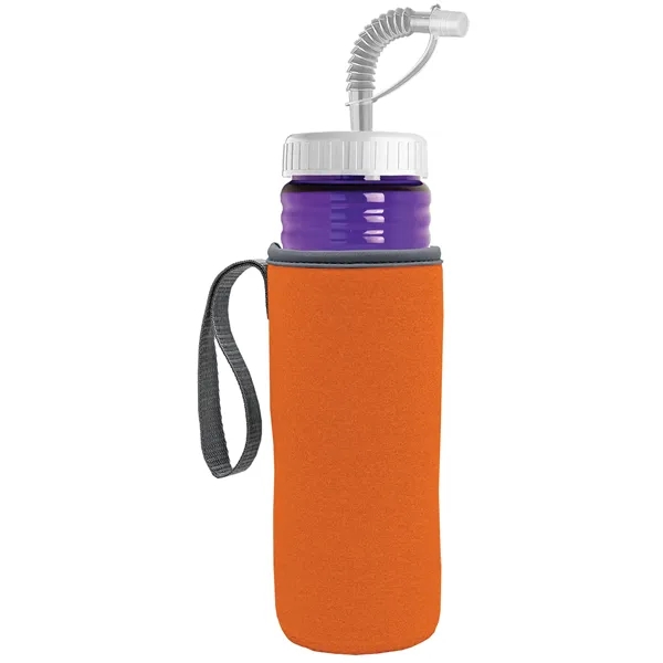 Garyline® Lifeguard Bottle with Straw Lid and Insulated C...... from ASI 40480 Koozie Group