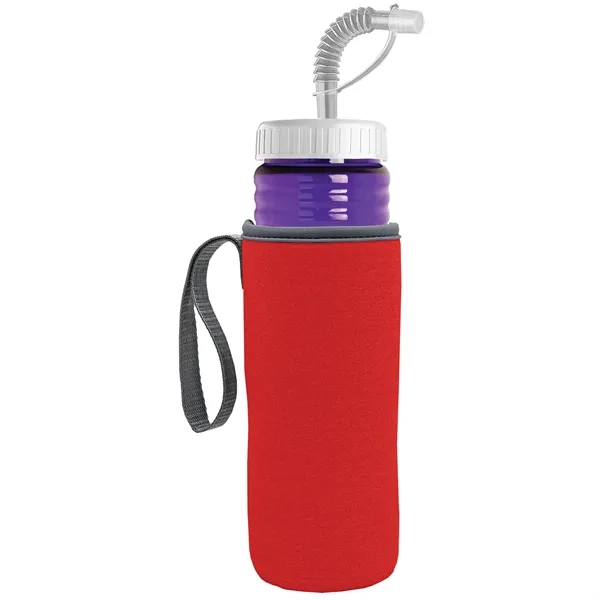 Garyline® Lifeguard Bottle with Straw Lid and Insulated C...... from ASI 40480 Koozie Group