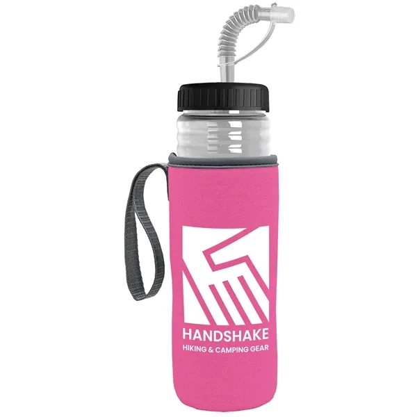 Garyline® Lifeguard Bottle with Straw Lid and Insulated C...... from ASI 40480 Koozie Group