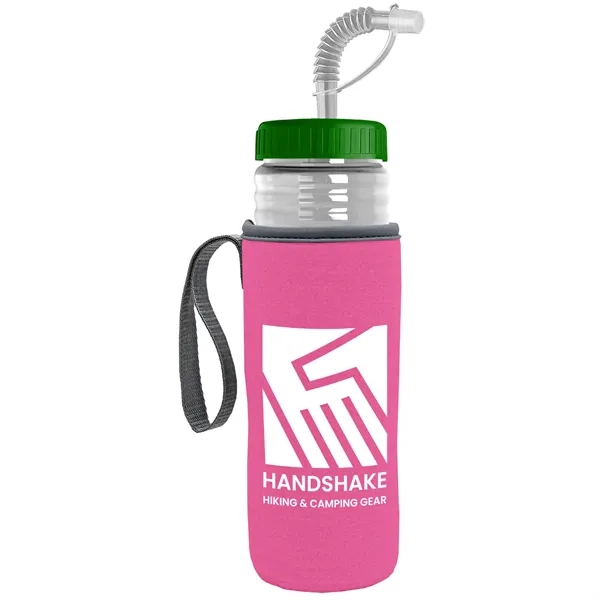 Garyline® Lifeguard Bottle with Straw Lid and Insulated C...... from ASI 40480 Koozie Group
