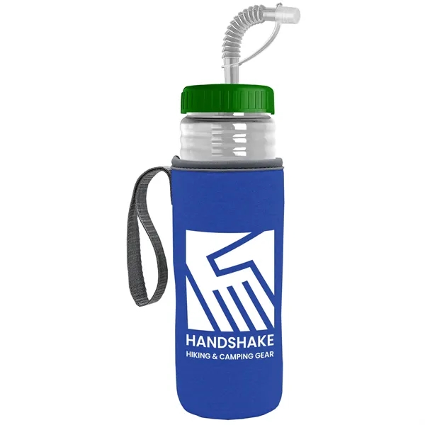 Garyline® Lifeguard Bottle with Straw Lid and Insulated C...... from ASI 40480 Koozie Group