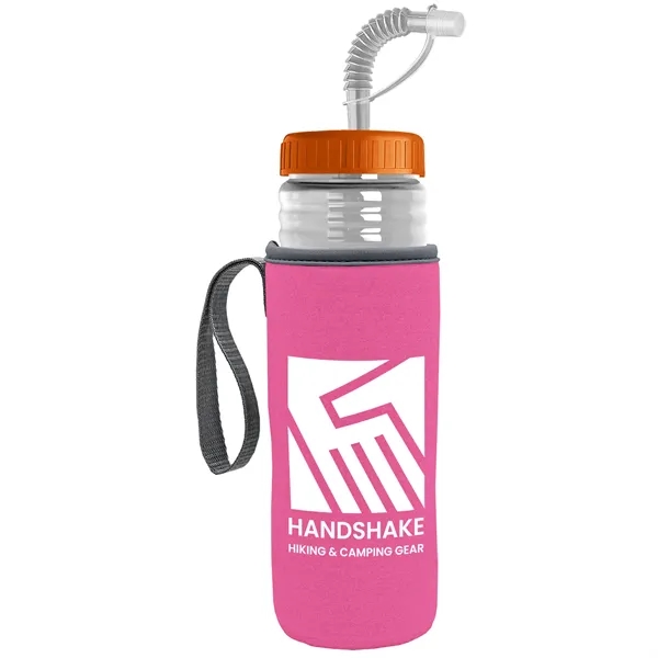 Garyline® Lifeguard Bottle with Straw Lid and Insulated C...... from ASI 40480 Koozie Group