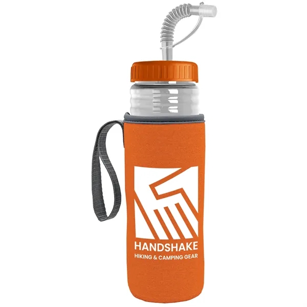 Garyline® Lifeguard Bottle with Straw Lid and Insulated C...... from ASI 40480 Koozie Group