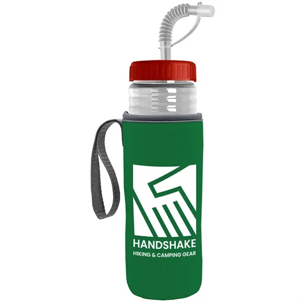 Garyline® Lifeguard Bottle with Straw Lid and Insulated C...... from ASI 40480 Koozie Group