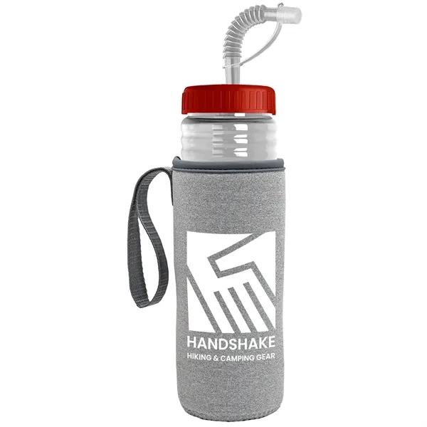 Garyline® Lifeguard Bottle with Straw Lid and Insulated C...... from ASI 40480 Koozie Group