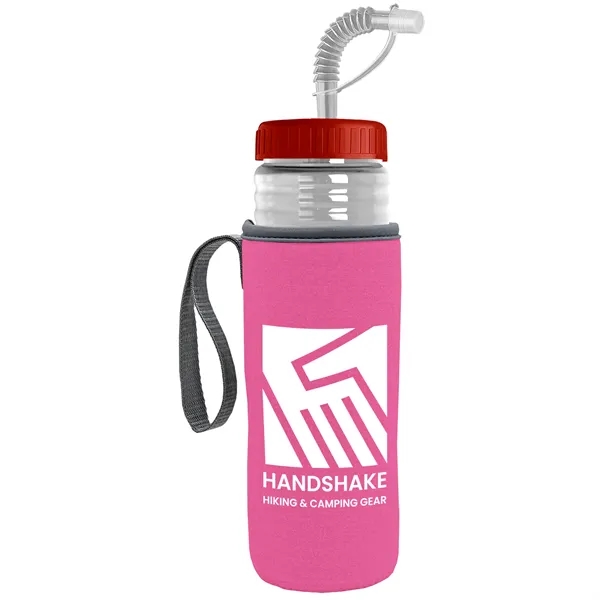 Garyline® Lifeguard Bottle with Straw Lid and Insulated C...... from ASI 40480 Koozie Group
