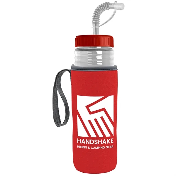 Garyline® Lifeguard Bottle with Straw Lid and Insulated C...... from ASI 40480 Koozie Group