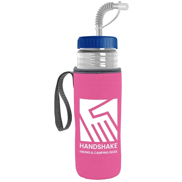 Garyline® Lifeguard Bottle with Straw Lid and Insulated C...... from ASI 40480 Koozie Group
