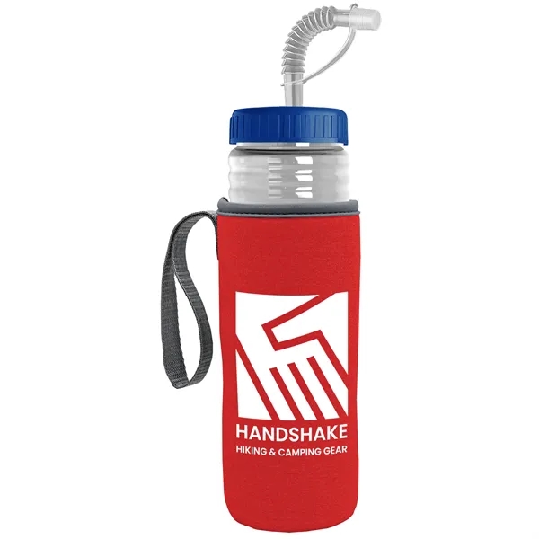 Garyline® Lifeguard Bottle with Straw Lid and Insulated C...... from ASI 40480 Koozie Group