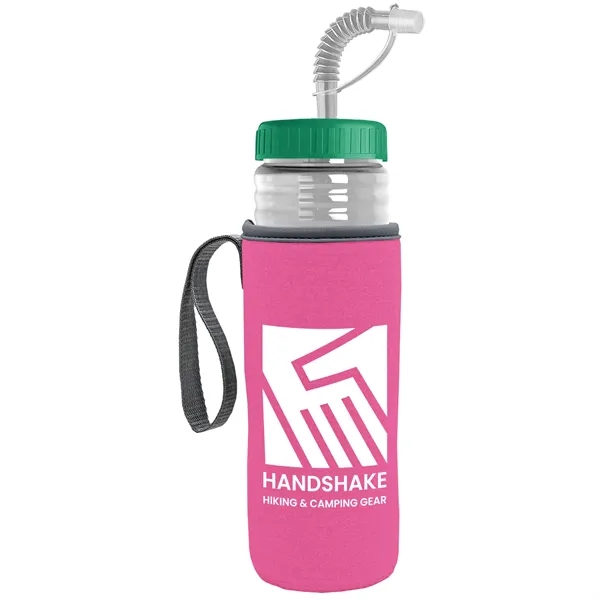 Garyline® Lifeguard Bottle with Straw Lid and Insulated C...... from ASI 40480 Koozie Group