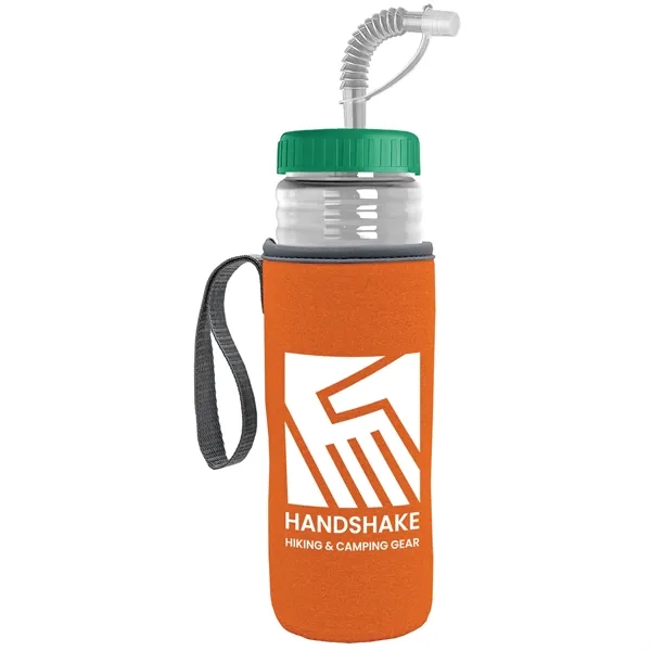 Garyline® Lifeguard Bottle with Straw Lid and Insulated C...... from ASI 40480 Koozie Group