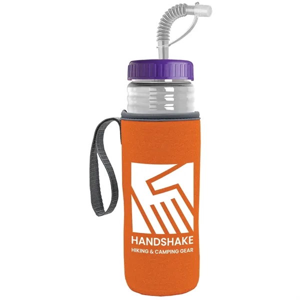 Garyline® Lifeguard Bottle with Straw Lid and Insulated C...... from ASI 40480 Koozie Group