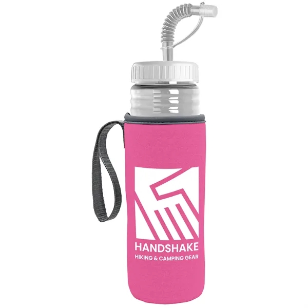 Garyline® Lifeguard Bottle with Straw Lid and Insulated C...... from ASI 40480 Koozie Group