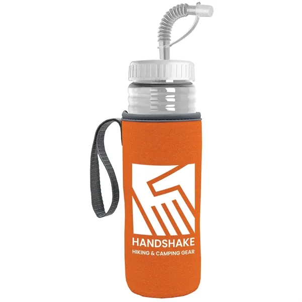 Garyline® Lifeguard Bottle with Straw Lid and Insulated C...... from ASI 40480 Koozie Group