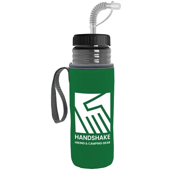 Garyline® Lifeguard Bottle with Straw Lid and Insulated C...... from ASI 40480 Koozie Group