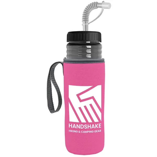 Garyline® Lifeguard Bottle with Straw Lid and Insulated C...... from ASI 40480 Koozie Group
