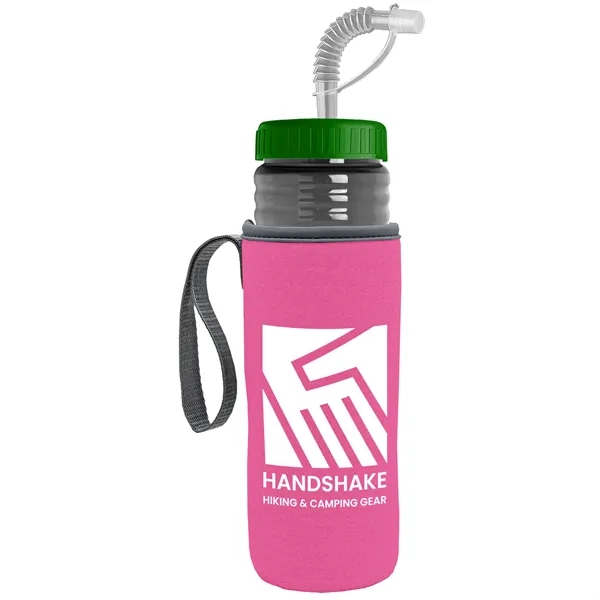 Garyline® Lifeguard Bottle with Straw Lid and Insulated C...... from ASI 40480 Koozie Group