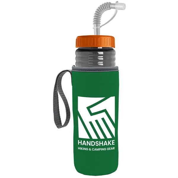 Garyline® Lifeguard Bottle with Straw Lid and Insulated C...... from ASI 40480 Koozie Group