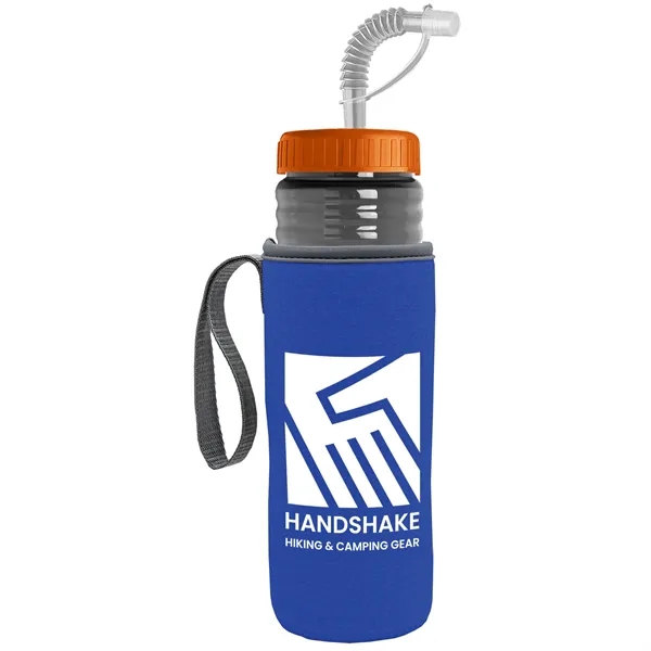 Garyline® Lifeguard Bottle with Straw Lid and Insulated C...... from ASI 40480 Koozie Group