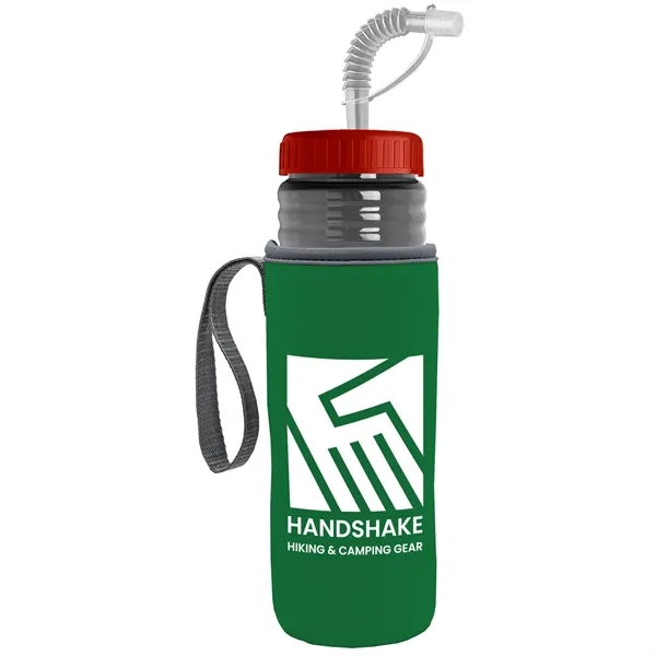 Garyline® Lifeguard Bottle with Straw Lid and Insulated C...... from ASI 40480 Koozie Group