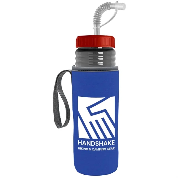 Garyline® Lifeguard Bottle with Straw Lid and Insulated C...... from ASI 40480 Koozie Group