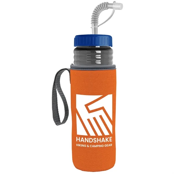 Garyline® Lifeguard Bottle with Straw Lid and Insulated C...... from ASI 40480 Koozie Group