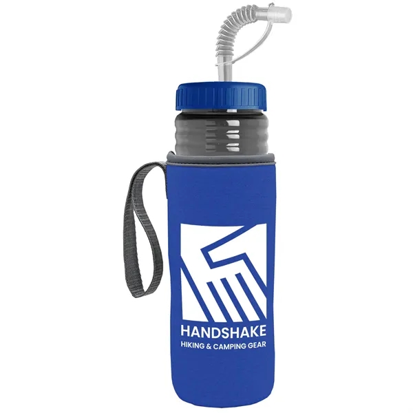 Garyline® Lifeguard Bottle with Straw Lid and Insulated C...... from ASI 40480 Koozie Group