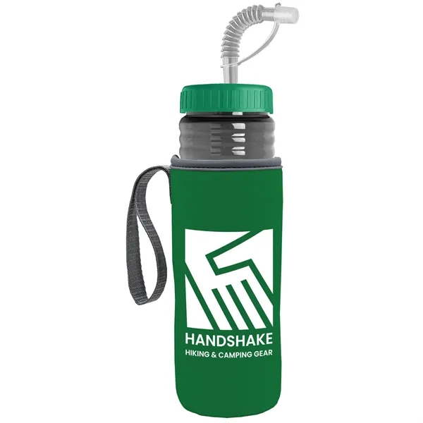 Garyline® Lifeguard Bottle with Straw Lid and Insulated C...... from ASI 40480 Koozie Group