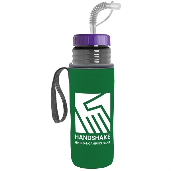 Garyline® Lifeguard Bottle with Straw Lid and Insulated C...... from ASI 40480 Koozie Group