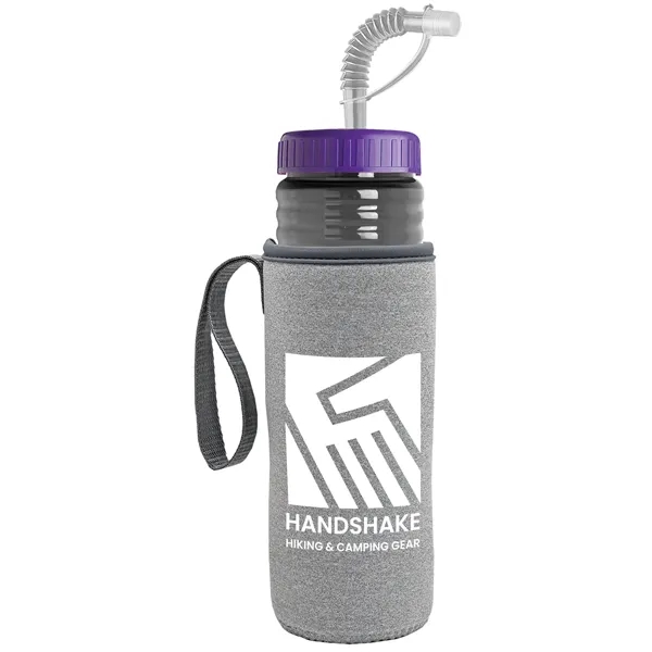 Garyline® Lifeguard Bottle with Straw Lid and Insulated C...... from ASI 40480 Koozie Group