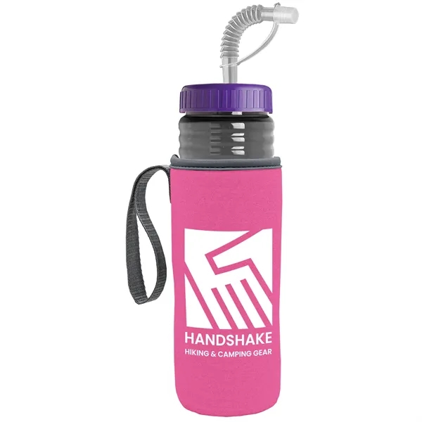Garyline® Lifeguard Bottle with Straw Lid and Insulated C...... from ASI 40480 Koozie Group