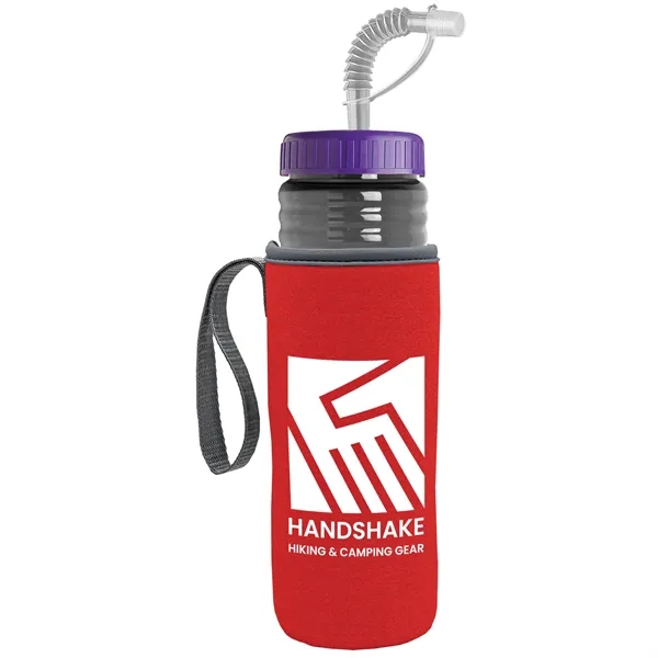 Garyline® Lifeguard Bottle with Straw Lid and Insulated C...... from ASI 40480 Koozie Group
