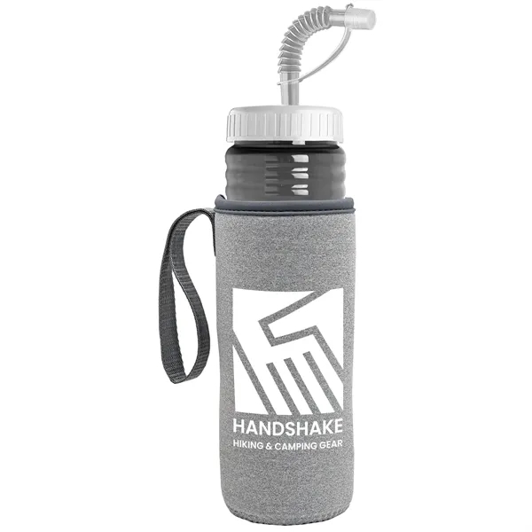 Garyline® Lifeguard Bottle with Straw Lid and Insulated C...... from ASI 40480 Koozie Group