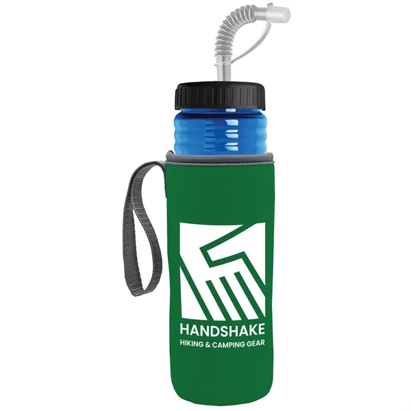 Garyline® Lifeguard Bottle with Straw Lid and Insulated C...... from ASI 40480 Koozie Group