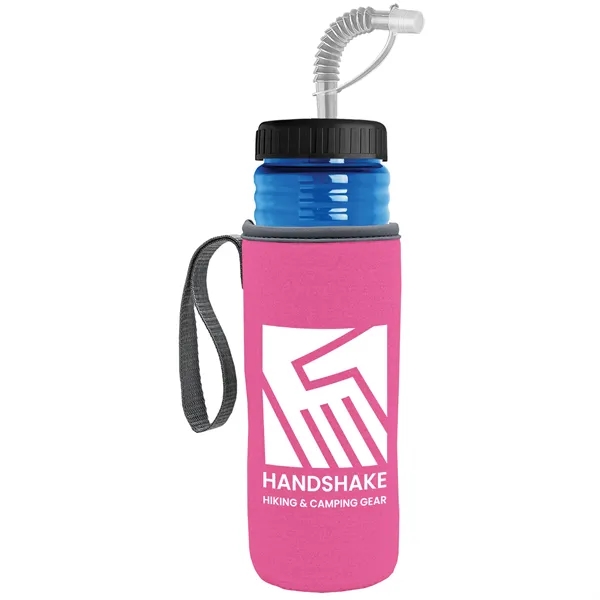 Garyline® Lifeguard Bottle with Straw Lid and Insulated C...... from ASI 40480 Koozie Group