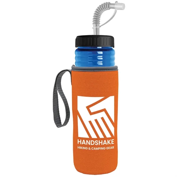 Garyline® Lifeguard Bottle with Straw Lid and Insulated C...... from ASI 40480 Koozie Group