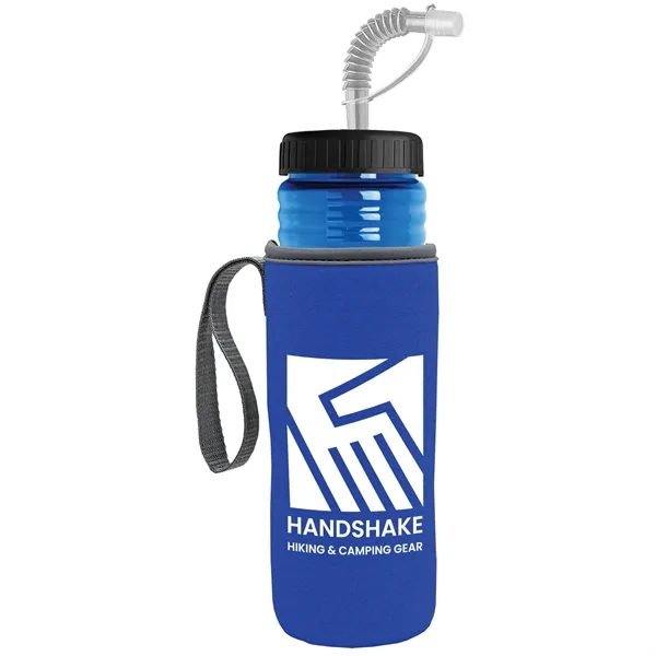 Garyline® Lifeguard Bottle with Straw Lid and Insulated C...... from ASI 40480 Koozie Group