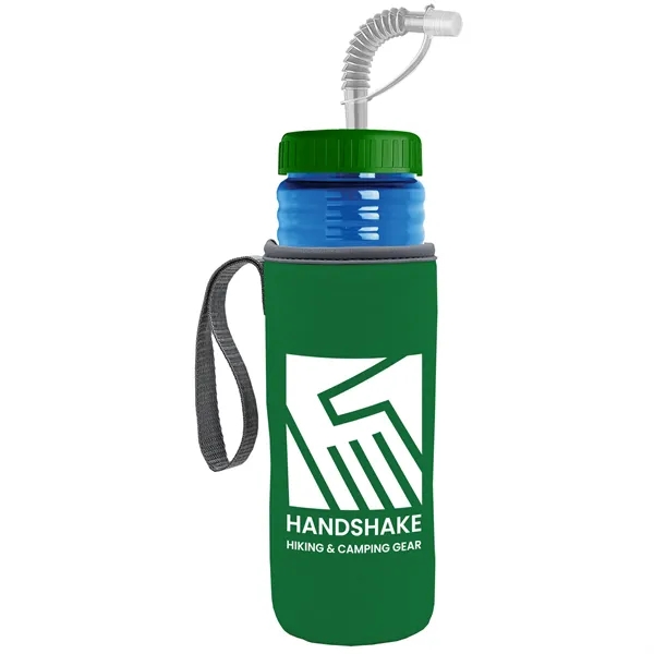 Garyline® Lifeguard Bottle with Straw Lid and Insulated C...... from ASI 40480 Koozie Group