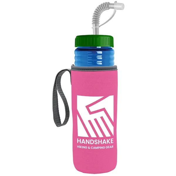 Garyline® Lifeguard Bottle with Straw Lid and Insulated C...... from ASI 40480 Koozie Group